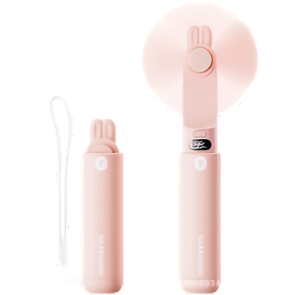 Adjustable Height Mini Fan | Type-C Rechargeable | Telescopic & Portable