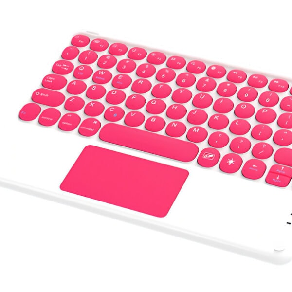 Bluetooth Keyboard with Touchpad | Wireless Rechargeable Trackpad Keyboard