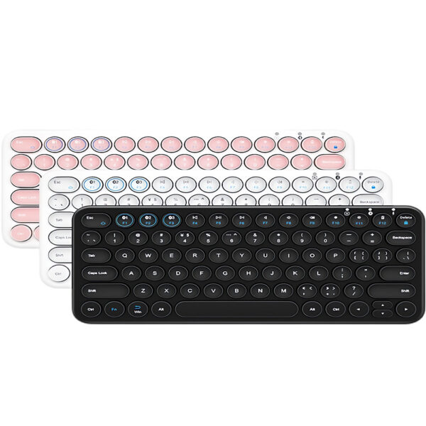 Punk-Style Bluetooth Keyboard | Retro Mechanical Wireless Keyboard