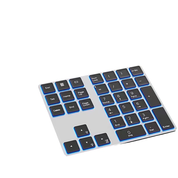 Wireless Numeric Keypad | Backlit Bluetooth Number Pad | Rechargeable