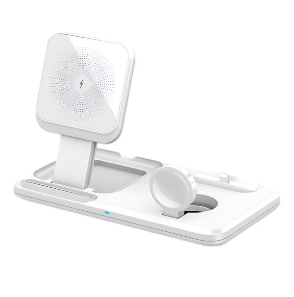 Foldable Magnetic 3-in-1 Wireless Charger | Travel-Friendly Charging Dock