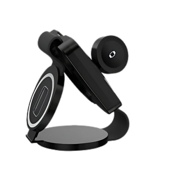 3-in-1 Foldable Wireless Charging Station | Compact Magnetic Fast Charger