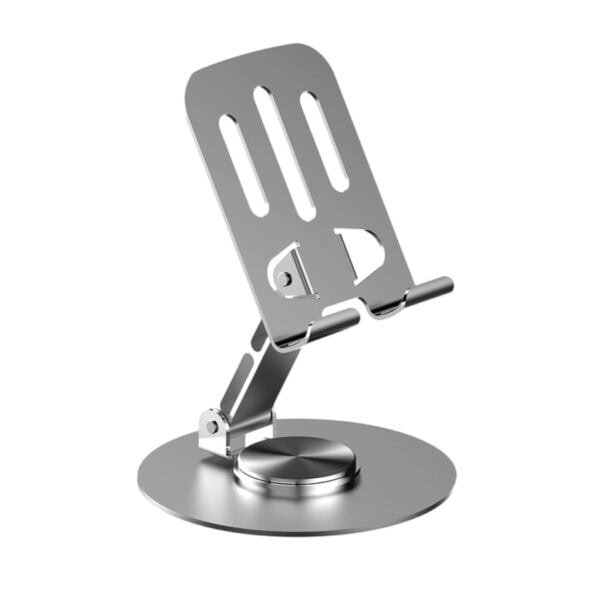 Carbon Steel Phone Stand | Heavy-Duty Adjustable Desktop Holder