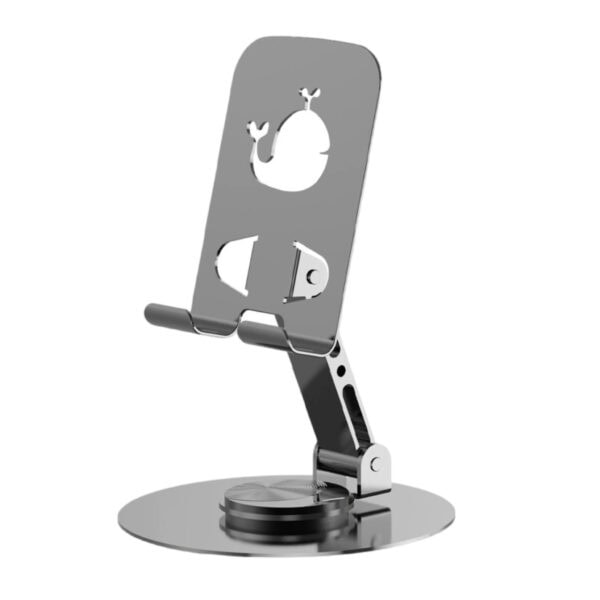 Carbon Steel Phone Stand | Minimalist Heavy Base Holder