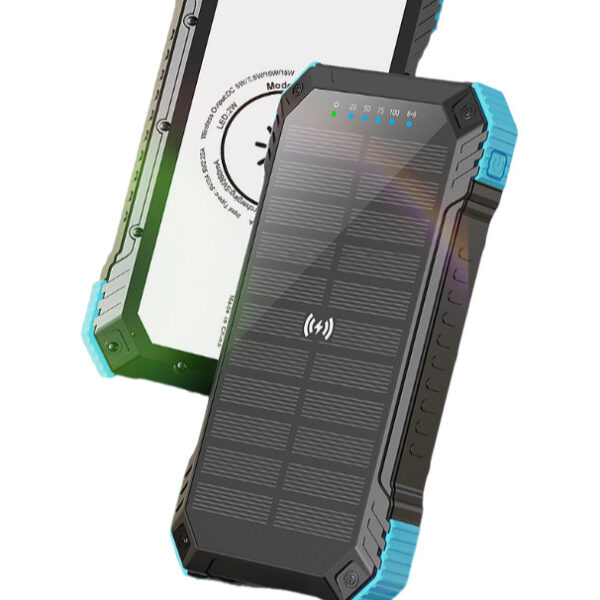 Outdoor Wireless Solar Charger | Portable Power Bank for Camping & Travel