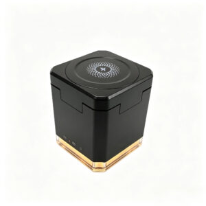 SST-WXC2640 3-in-1 magnetic wireless charging station in its compact folded form