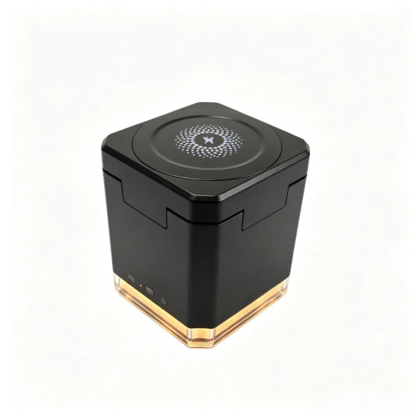 SST-WXC2640 3-in-1 magnetic wireless charging station in its compact folded form