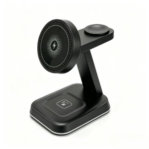 SST-WXC2642 wireless charging stand showing phone, watch, and TWS charging areas