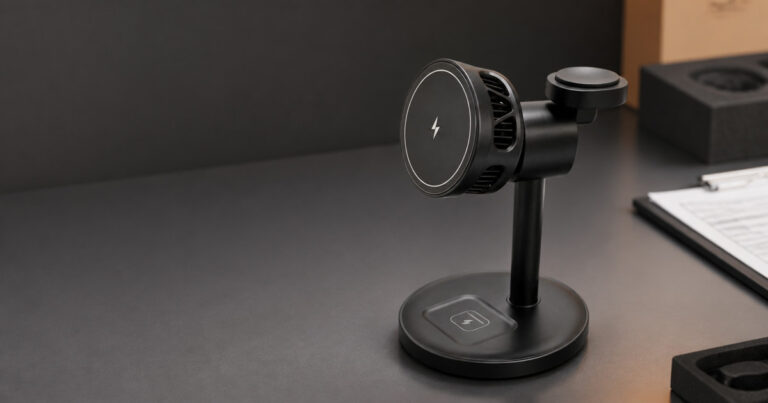 Private-label 3-in-1 wireless charger sourcing guide featuring the SST-WXC2651 charging stand