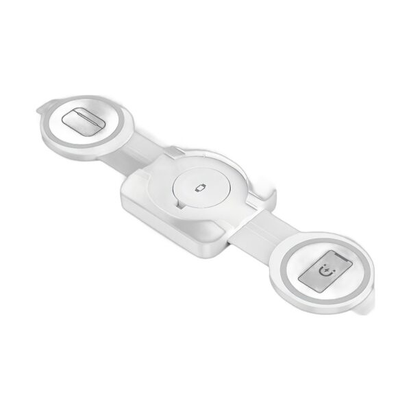 Foldable 3-in-1 Wireless Charger | Fast Charging Station for Phone, Watch & Earbuds
