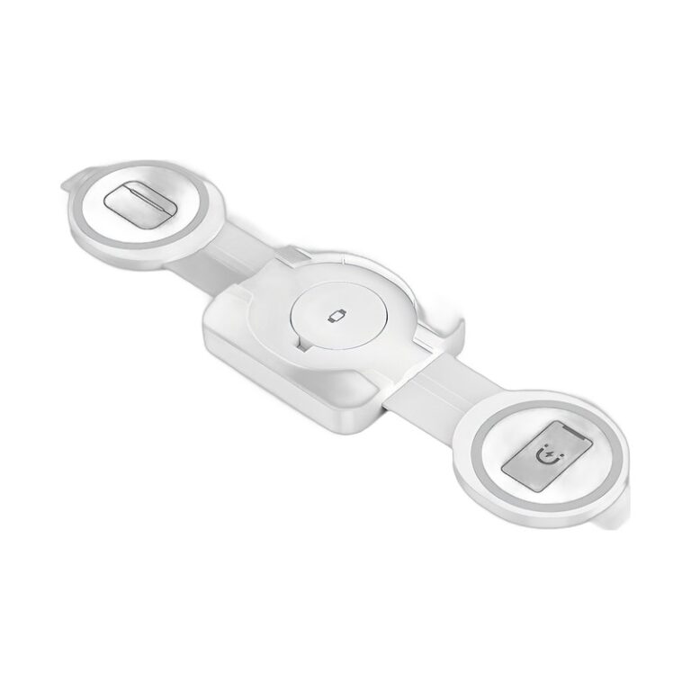 Foldable 3-in-1 Wireless Charger | Fast Charging Station for Phone, Watch & Earbuds