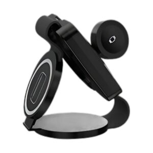3-in-1 Foldable Wireless Charging Station | Compact Magnetic Fast Charger