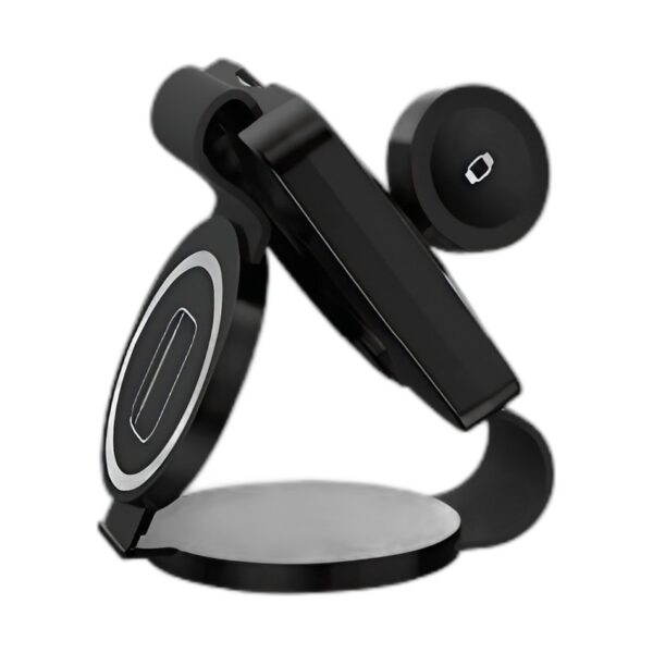 3-in-1 Foldable Wireless Charging Station | Compact Magnetic Fast Charger