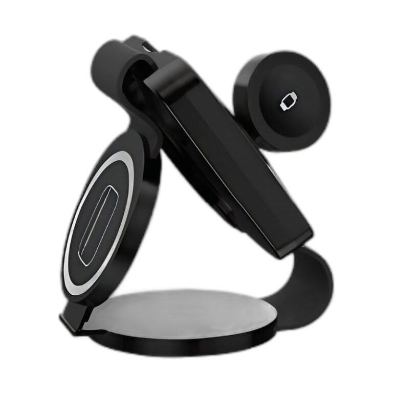 3-in-1 Foldable Wireless Charging Station | Compact Magnetic Fast Charger