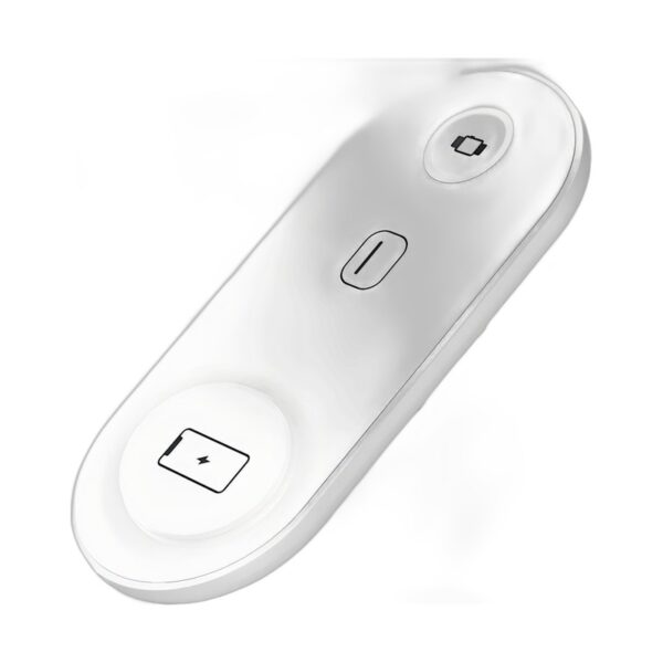 Magnetic 3-in-1 Charging Station | Wireless Fast Charger for Phone, Watch & Earbuds
