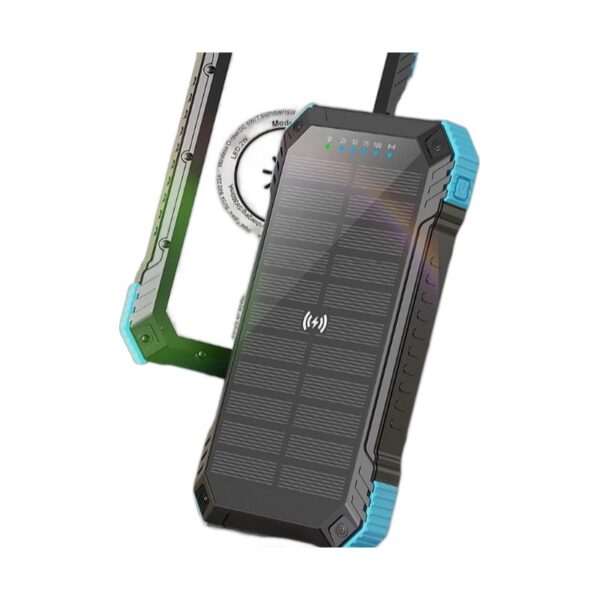 Outdoor Wireless Solar Charger | Portable Power Bank for Camping & Travel