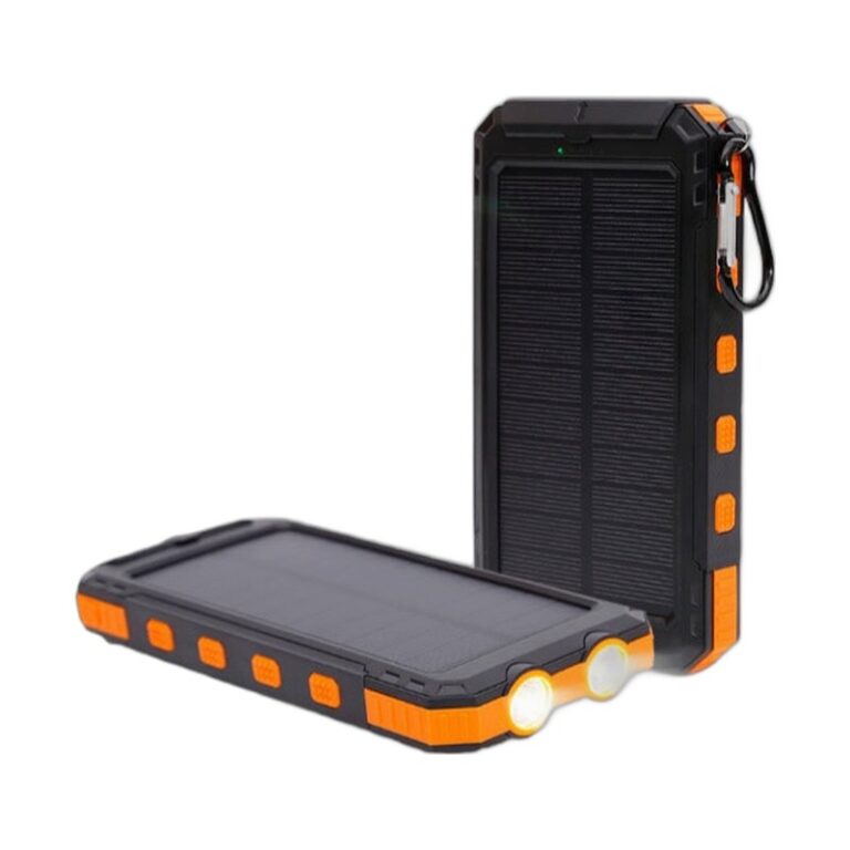 Outdoor Solar Power Bank | 8000mAh with LED Flashlight