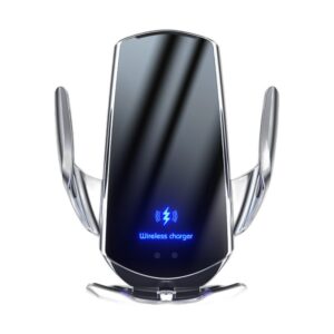 Smart Infrared Wireless Car Charger | Auto-Locking Fast Charge Mount