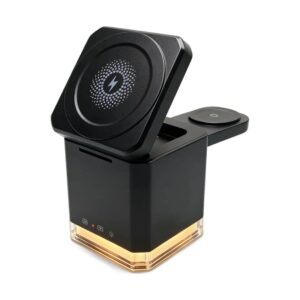Compact Foldable 3-in-1 Magnetic Wireless Charger | 15W LED Charging Station